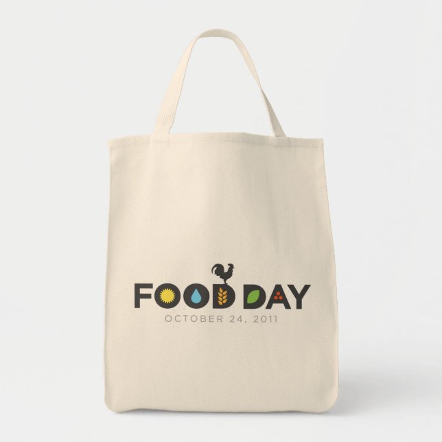 Tote Bag Épicerie de jour de nourriture (Devant)