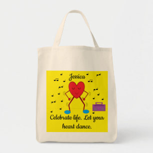 Tote Bag Épicerie du cœur dansant