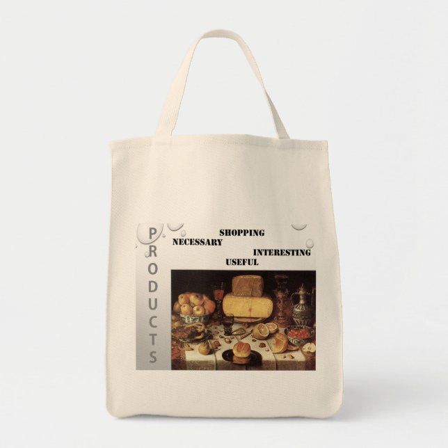 Tote Bag Épicerie Fourre-tout (Devant)