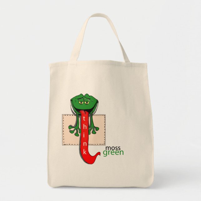TOTE BAG ÉPICERIE FOURRE-TOUT DE GRENOUILLE DE MOSSGREEN (Devant)