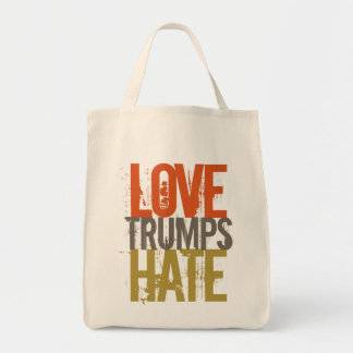 Tote Bag Épicerie Fourre-tout de haine d'atouts d'amour