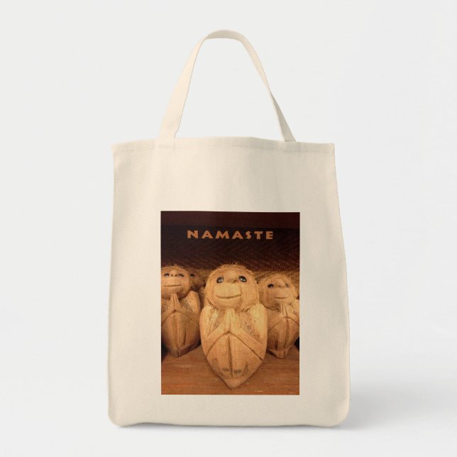 Tote Bag Épicerie Fourre-tout de Namaste (Devant)