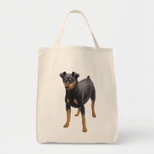 Tote Bag Épicerie Fourre-tout de Pinscher miniature