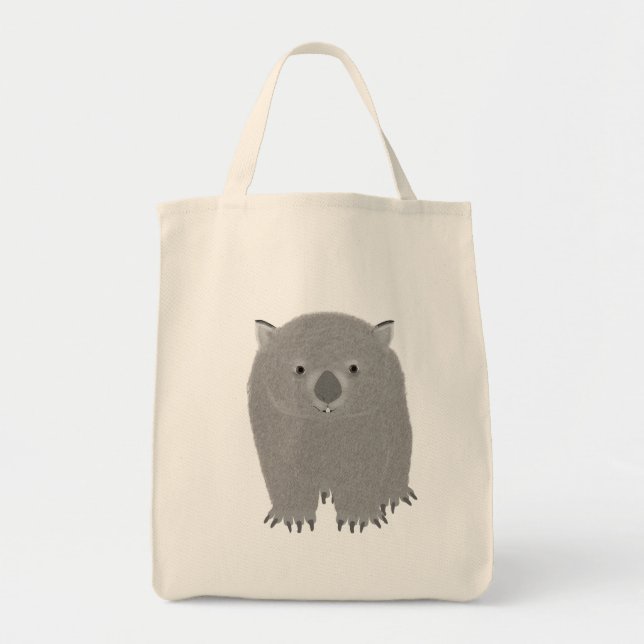 Tote Bag Épicerie Fourre-tout de wombat (Devant)