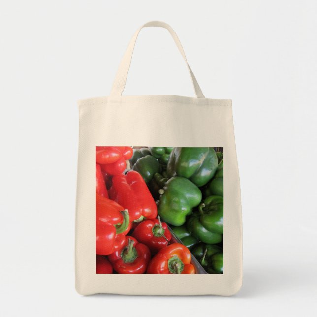 Tote Bag Épicerie Fourre-tout--Paprikas (Devant)