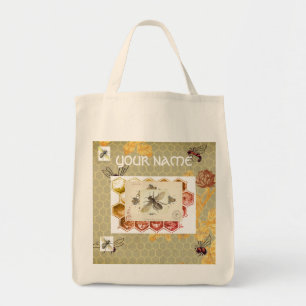 Tote Bag Épicerie Fourre-tout PERSONNALISÉE AVEC LES ABEILL