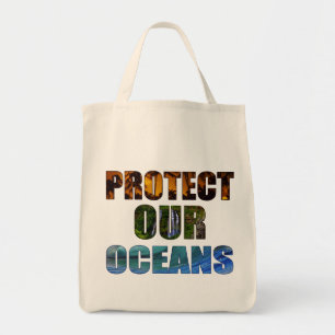 Tote Bag Épicerie hawaïenne Fourre-tout "protégez nos