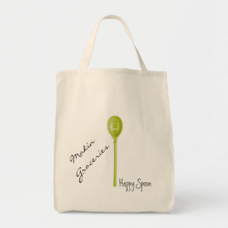 Tote Bag Épicerie heureuse Fourre-tout de cuillère