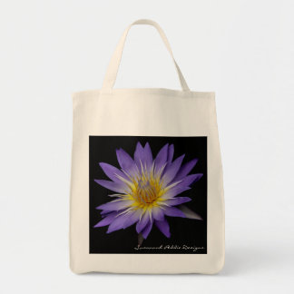 Tote Bag Épicerie pourpre Fourre-tout de nénuphar