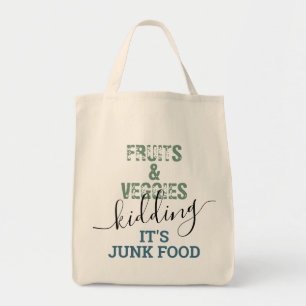 Tote Bag Épicerie réutilisable Légumes en santé juste enlèv