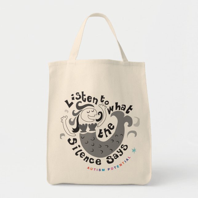 Tote Bag Épiceries potentielles Fourre-tout d'autisme (Devant)