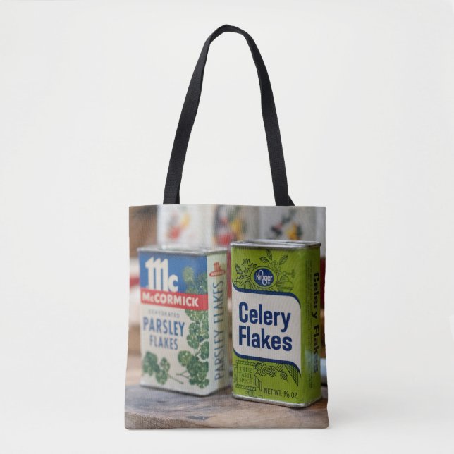 Tote Bag Épices vintages - Persil Flakes Duo (Devant)