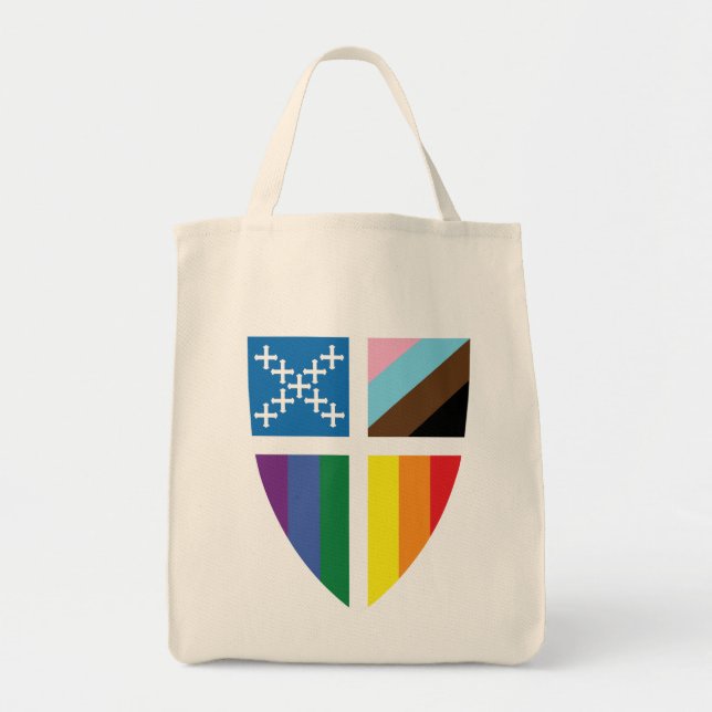 Tote Bag Episcopal Church Pride Shield fourre-tout (Devant)