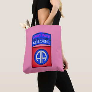 Tote Bag Épouse de la 82e division aéroportée de l'armée