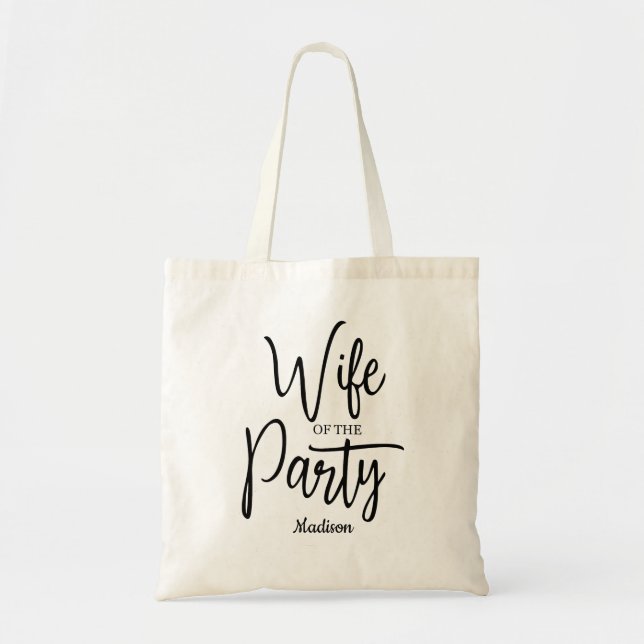 Tote Bag  Épouse de la fête Enterrement de vie de jeune fil (Devant)