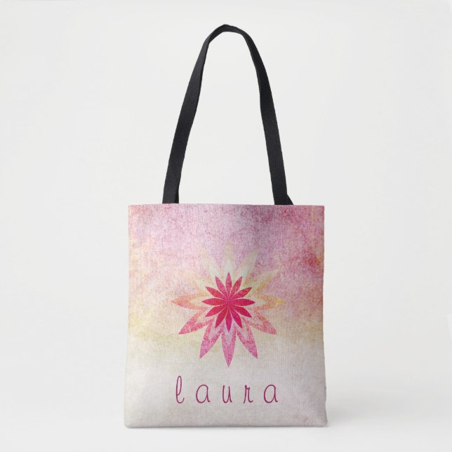 Tote Bag Épouse Mariage Lotus Flower (Devant)