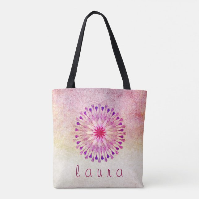 Tote Bag Épouse Mariage Lotus Flower (Dos)