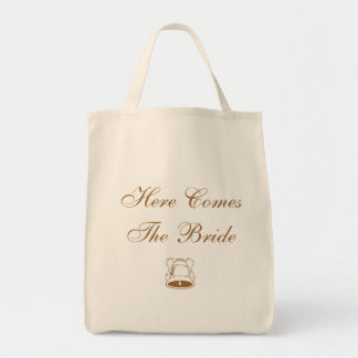 Tote Bag Épouser élégant vient ici la jeune mariée