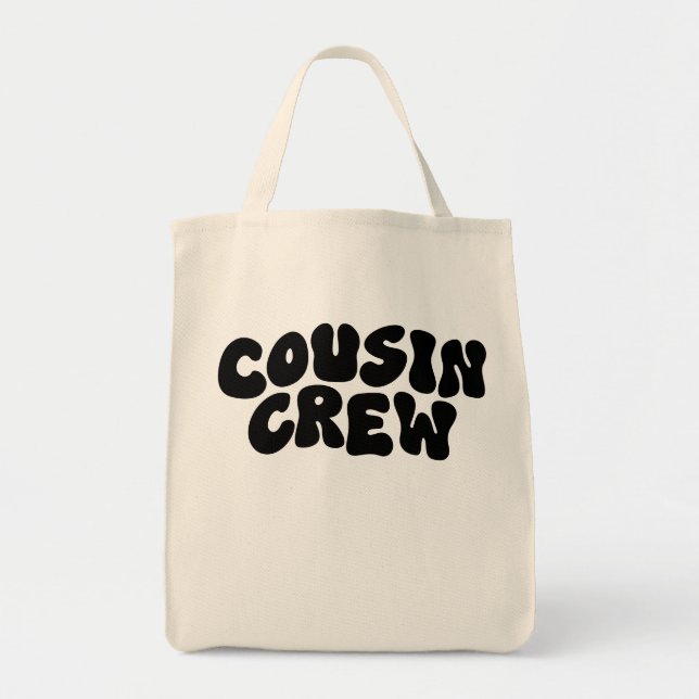 Tote Bag Équipage Cousin | Retro Matching Cousin Famille Ré (Devant)