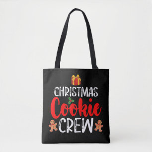 Tote Bag Équipage de biscuits de Noël Chemises de famille p