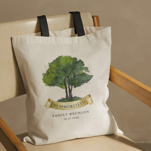 Tote Bag Équipage de cousins jumelés à l'arbre de réunion f