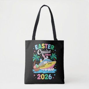 Tote Bag Équipage de croisière de Pâques 2026 Vacances fami