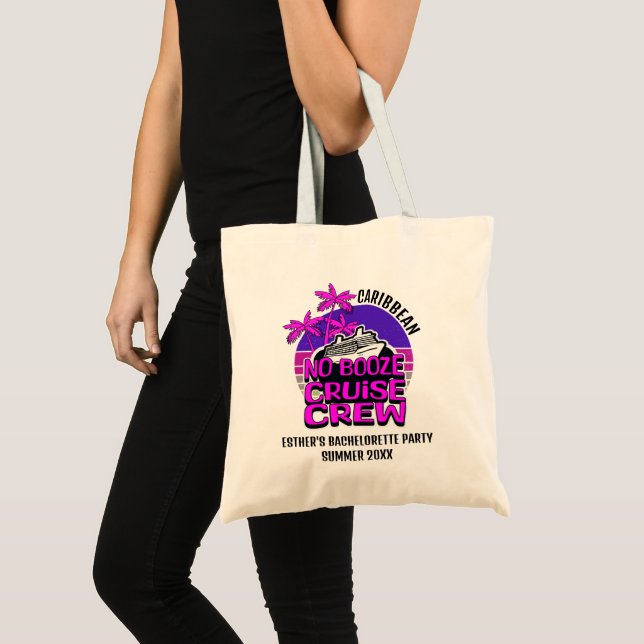 Tote Bag ÉQUIPAGE DE CROISIÈRE SANS ALCOOL Fête d'enterreme (Devant (produit))