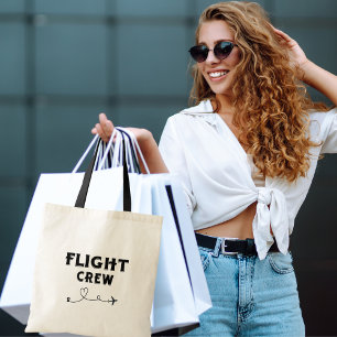 Tote Bag Équipage de vol en avion Vacances modernes en vol