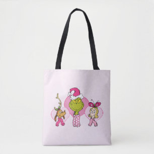 Tote Bag Équipage du Grinch en Portrait de la Saint-Valenti