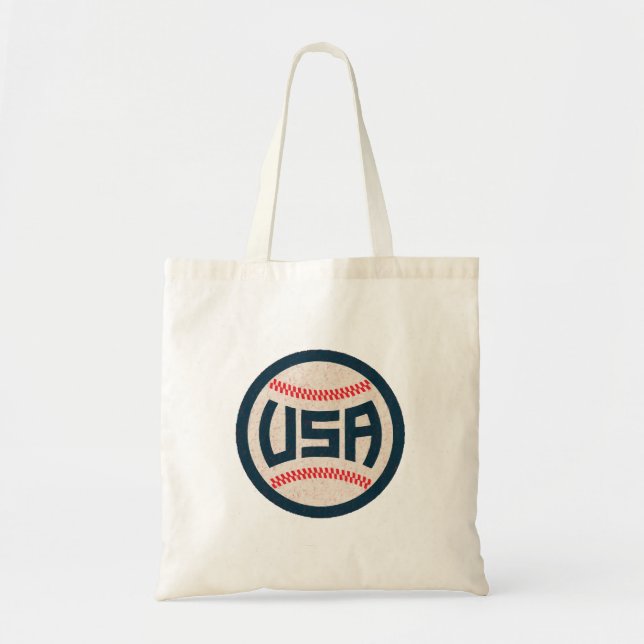 Tote Bag Équipe de baseball USA (Devant)