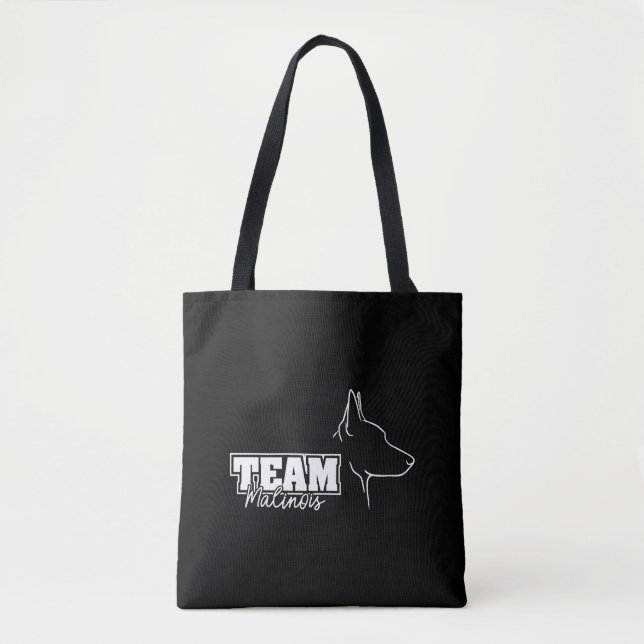 Tote Bag Équipe de Belgique Berger chien de Malinois (Devant)