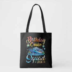 Tote Bag Équipe de croisière d'anniversaire 2026