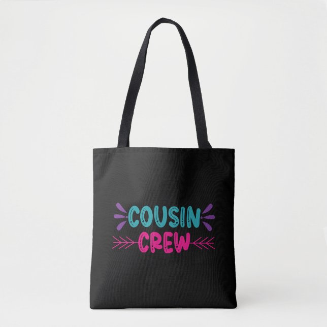 Tote Bag Équipe de Cute Cousin (Devant)