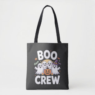 Tote Bag Équipe de fantômes de citrouille effrayante pour H