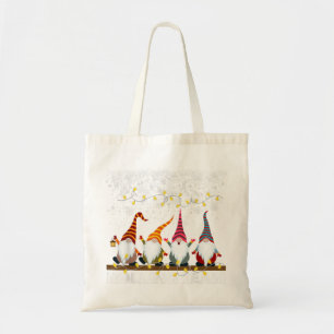 Tote Bag Équipe de gauche de tournage gnome xmas joyeux no
