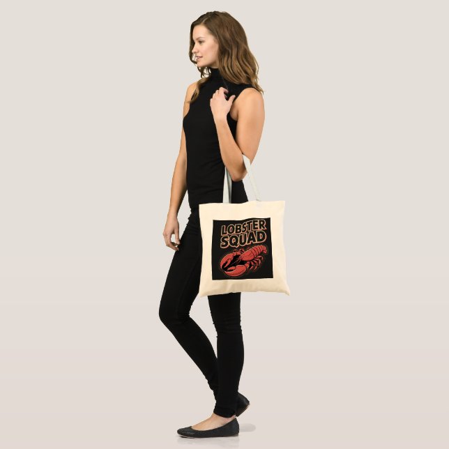 Tote Bag Équipe de homard (Devant (modèle))