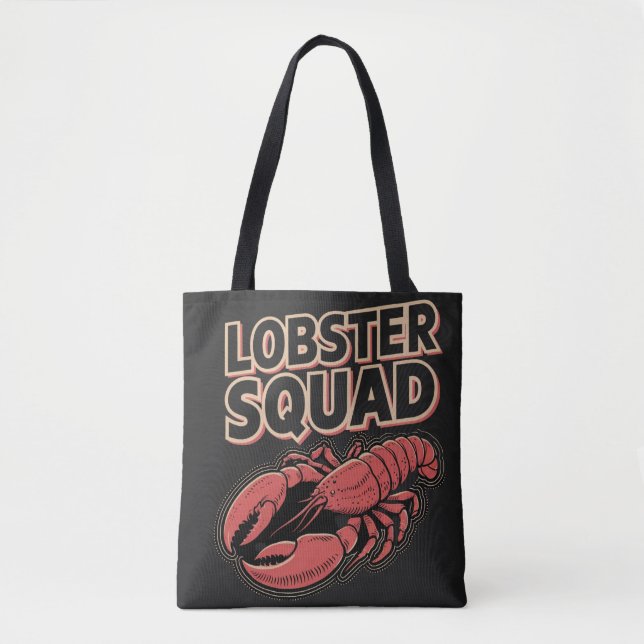 Tote Bag Équipe de homard (Devant)