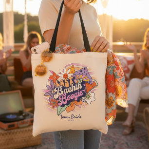 Tote Bag Équipe de la mariée Groovy 70s ID929