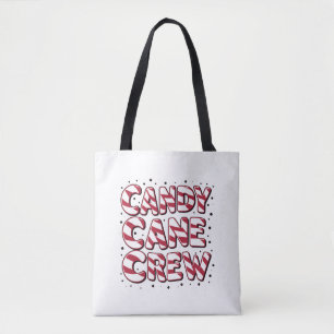 Tote Bag Équipe de l'amant de canne en sucre Noël Xmas Pyja
