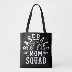 Tote Bag Équipe de maman de baseball de sports