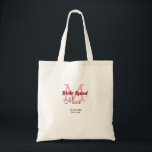 Tote Bag Équipe de mariée ajoutez nom monogramme demoiselle<br><div class="desc">beau design</div>