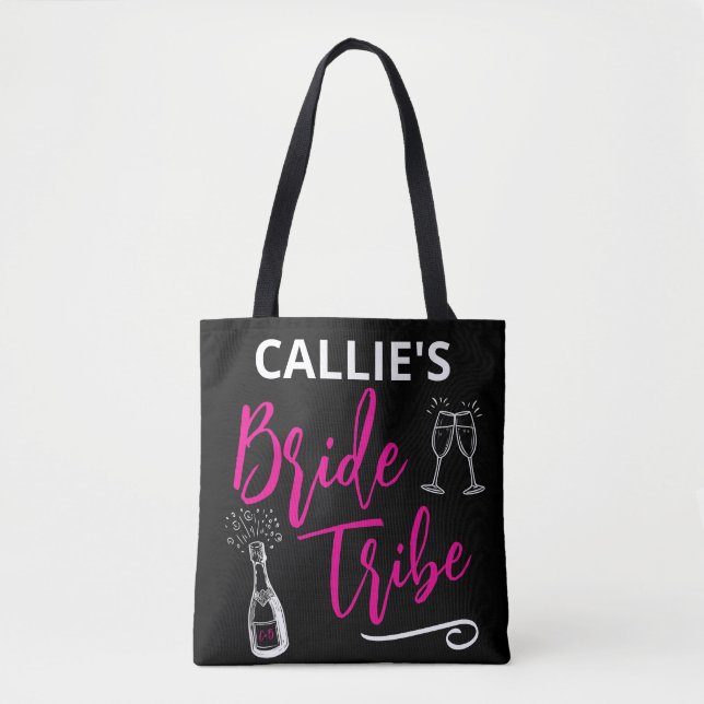 Tote Bag Équipe de mariée personnalisée Enterrement de vie  (Devant)