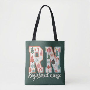 Tote Bag Équipe de Noël d'infirmière autorisée Infirmière a