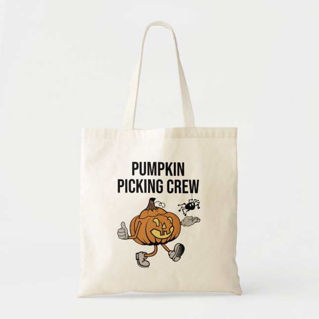Tote Bag Équipe de prélèvement citrouille (Devant)