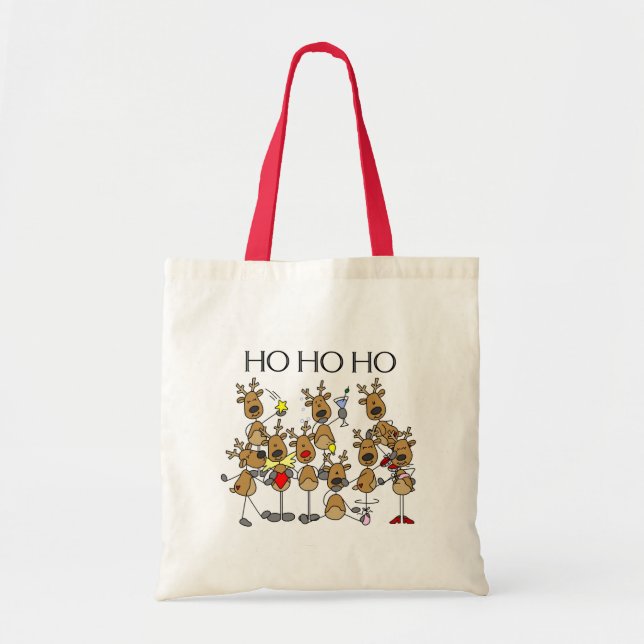 Tote Bag Équipe de renne (Devant)