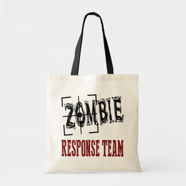 Tote Bag Équipe de réponse aux zombies (Devant)