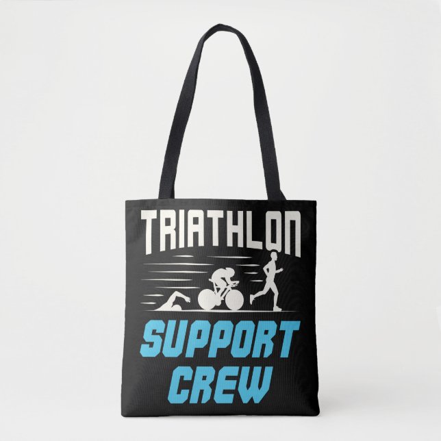 Tote Bag Équipe de soutien au triathlon (Devant)