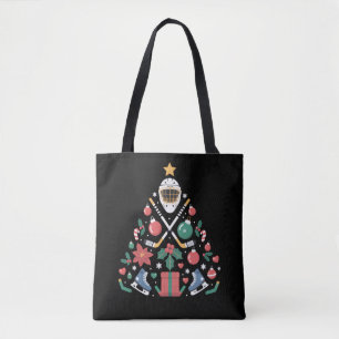 Tote Bag Équipe de sports d'arbre amateur de hockey sur gla