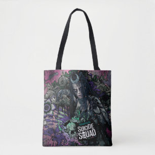 Tote Bag Équipe de suicide   Graffiti de caractère Enchantr