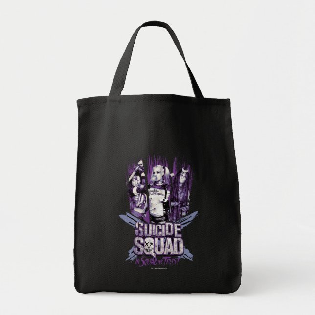 Tote Bag Équipe de suicide | Squad Girls "In Squad We Trust (Devant)